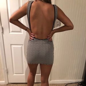 Adorable stripped tight dress